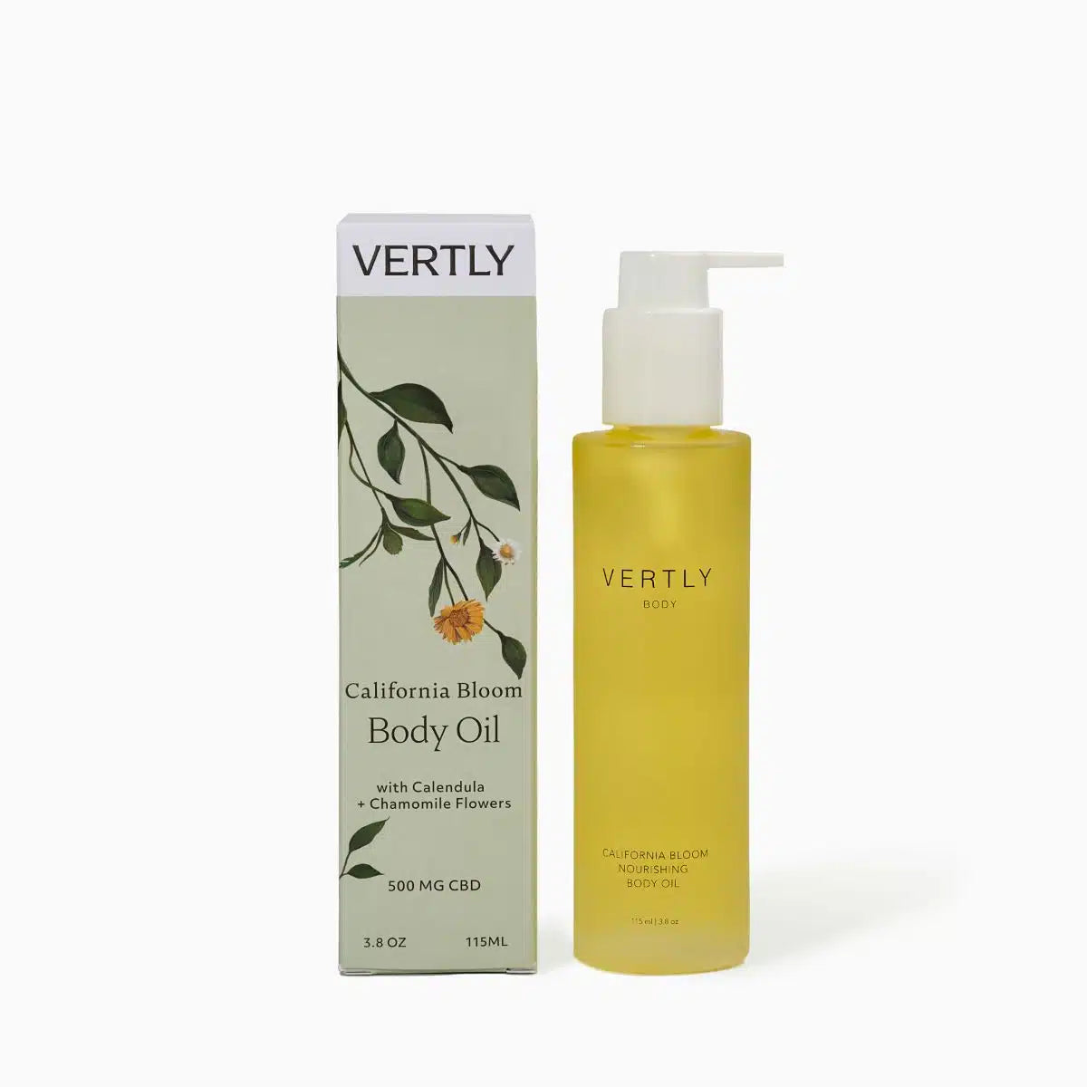 California Bloom Body Oil with Calendula + Chamomile Flowers