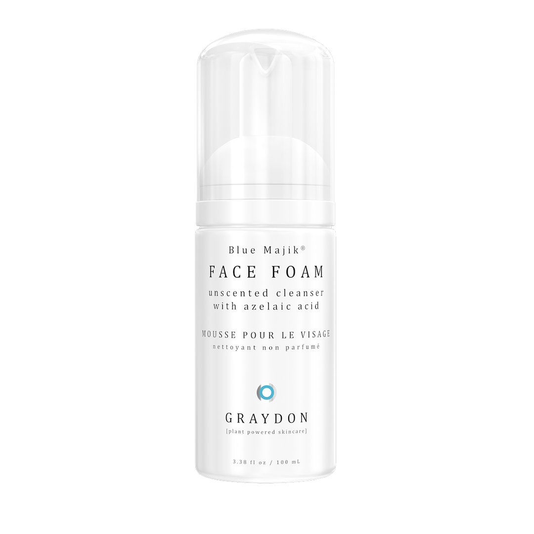 Face Foam - Blue Majik Unscented Cleanser with Azelaic Acid